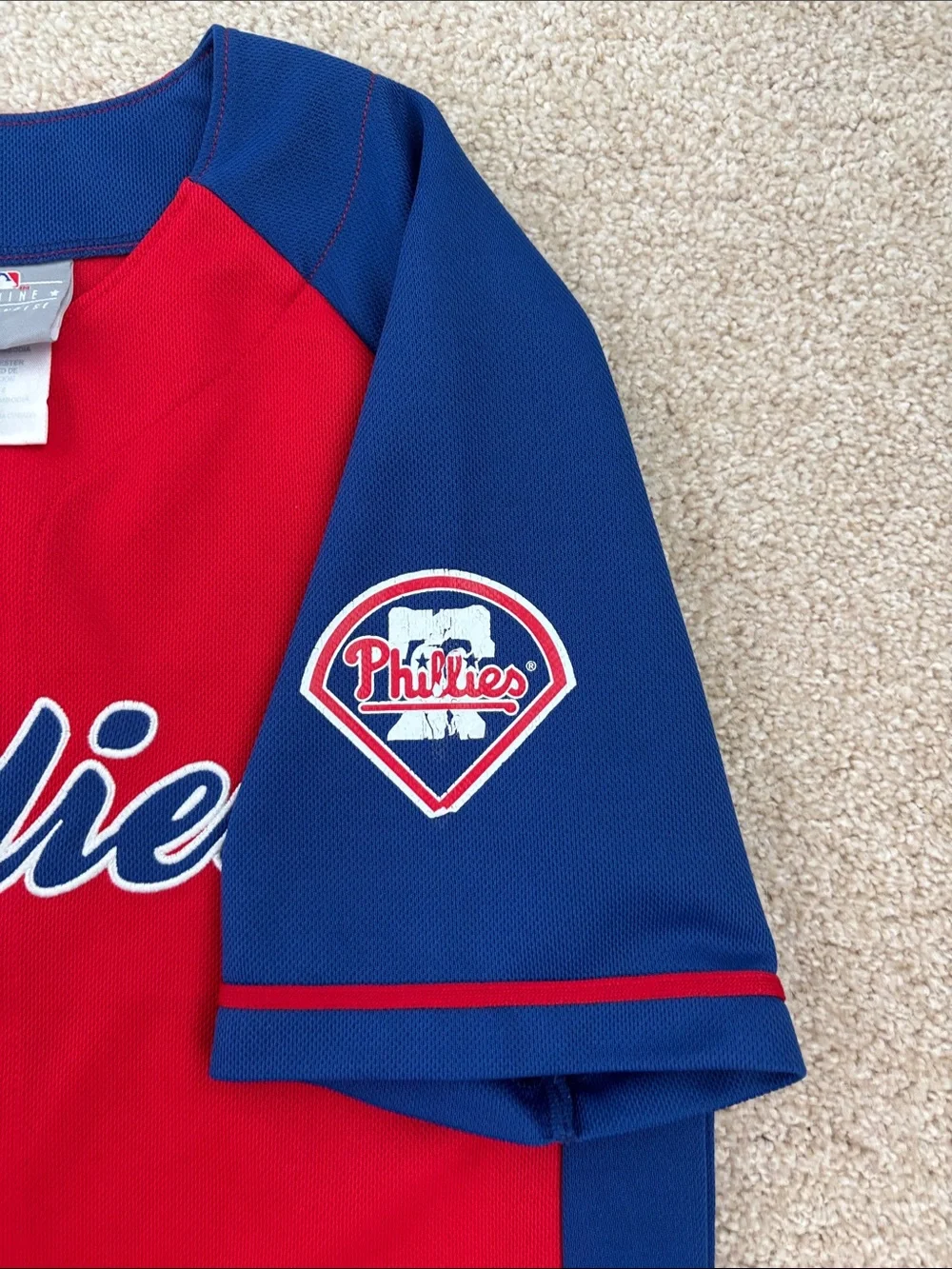 Genuine Merchandise Philadelphia Phillies Ryan Howard #6 youth jersey, size 8